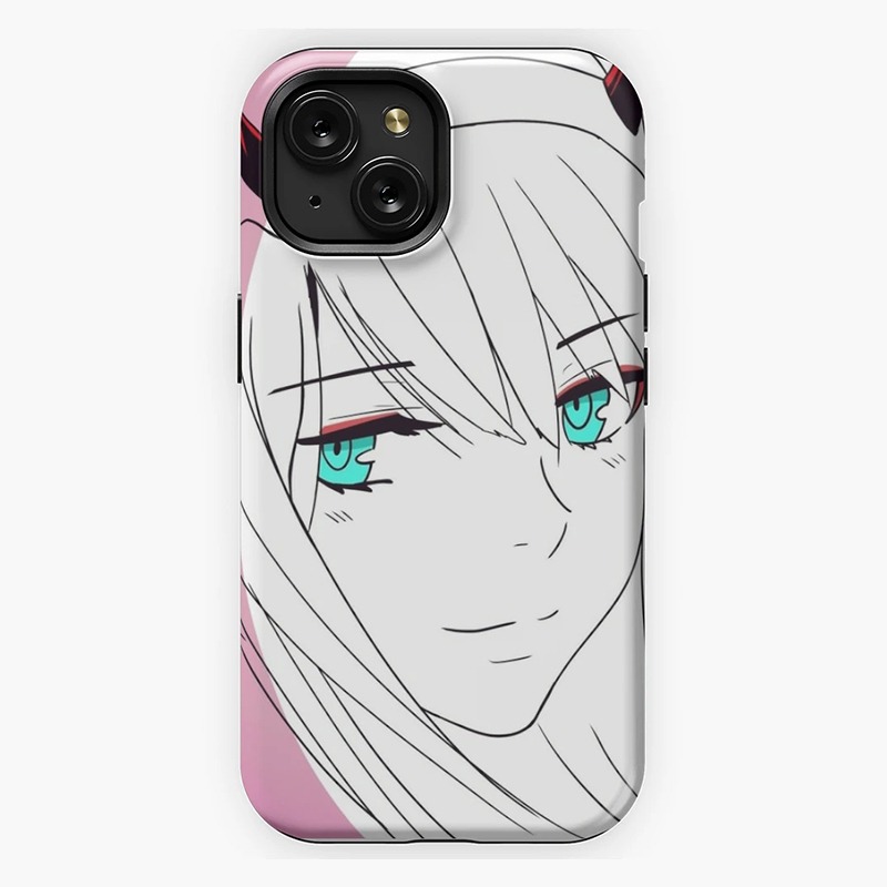 个性亮面菲林硬壳darling in the FRANXX适用iPhone15promax手机壳14plus苹果13国家队02小米11零二xr一加ace