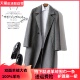 纯羊毛双面呢大衣男士 领毛呢子风衣 西装 中长款 过膝双面羊绒外套