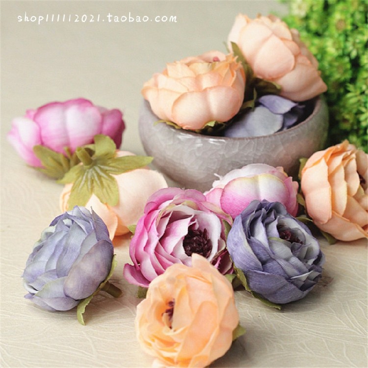 diy橘色仿真草帽沙滩鞋小花朵图片