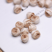 5元 迷你玫瑰小花苞 六朵 辅料装 饰汉服点缀 布艺立体小花 服装