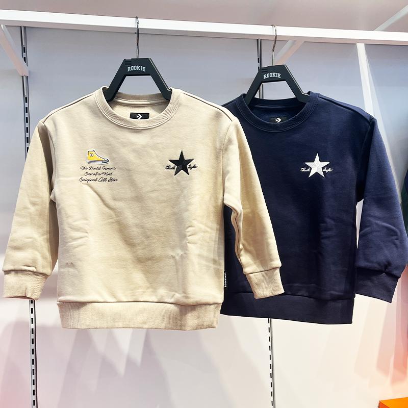 匡威秋冬季时尚保暖圆领卫衣