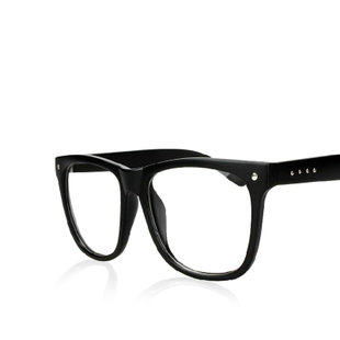 韩版平光镜男女金属tr90超轻眼镜架陈冠希余文乐同款黑框眼镜框