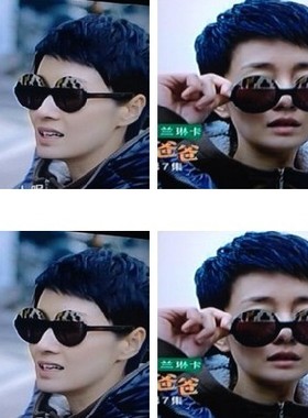 小爸爸文章马伊俐潮男女墨镜于果李三妹明星款太阳镜前卫太阳眼镜