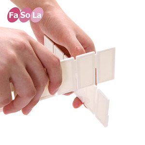 日本FaSoLa塑料整理分隔板抽屉收纳隔板自由组合收纳格可剪裁格板
