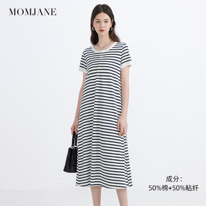 哺乳睡裙孕妇裙夏薄款孕期装连衣裙宽松短袖哺乳衣月子裙待产裙子