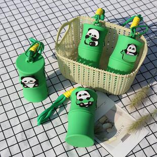 熊猫竹子零钱包钥匙包可爱萌送朋友成都同款 正版 成都熊猫基地同款