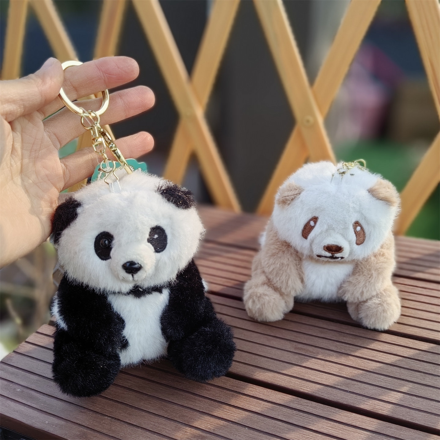 熊猫毛绒玩偶挂件花花七仔背包钥匙挂扣仿真公仔玩具包挂件钥匙扣,服饰配件/皮带/帽子/围巾,包挂件,淘宝优惠券,粉丝福利购,淘宝优惠卷