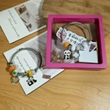 Серебряная фигурка, браслет, модный аксессуар для друга, панда, подарок на день рождения