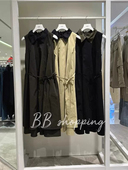 百搭翻领无袖 元 现韩TB家25年春夏新时尚 背心连衣裙女休闲长裙