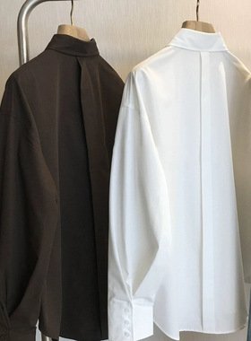 上身是真的绝！！超模风，L*mair法单气质宽松廓形免烫抗皱衬衫女