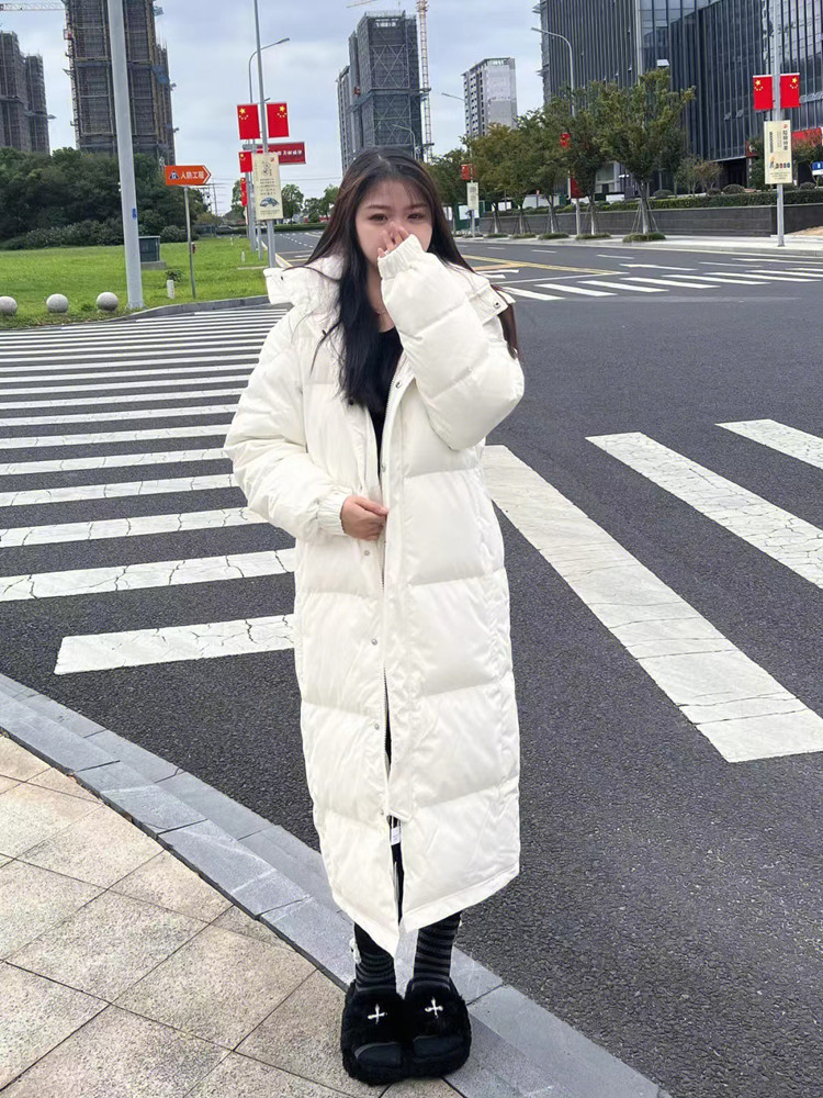 女神保命羽绒棉服女加长加厚2025冬季新款韩版宽松时尚炸街面包服