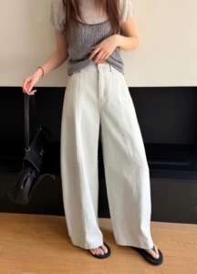 2026春季新款名欧62531-1百搭气质弯刀裤女显瘦百搭新款裤子