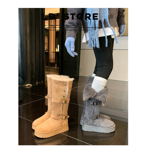 【退换包邮免费试穿】保暖雪地靴