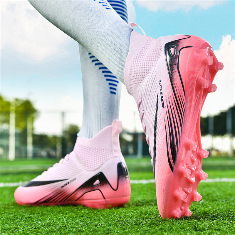 C罗刺客16蛇年新款透气足球鞋男女fg胶质长钉男童学生成人训练鞋