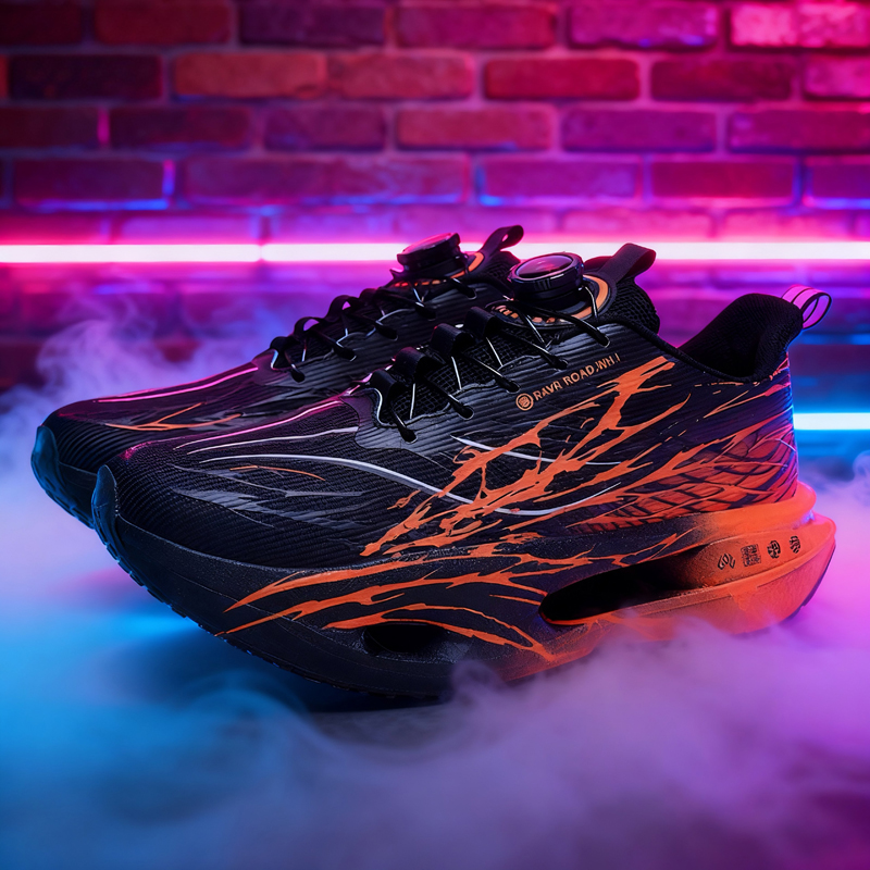 夜光赤兔儿童跑步鞋2025冬季新款男童鞋运动鞋加绒二棉鞋碳板跑鞋