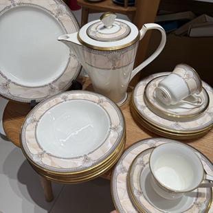 日本中古则武Noritake神灯系列Pacific Majesty咖啡杯 餐盘 茶壶