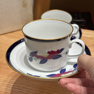 日本香兰社中古经典咖啡杯 点心碟13cm