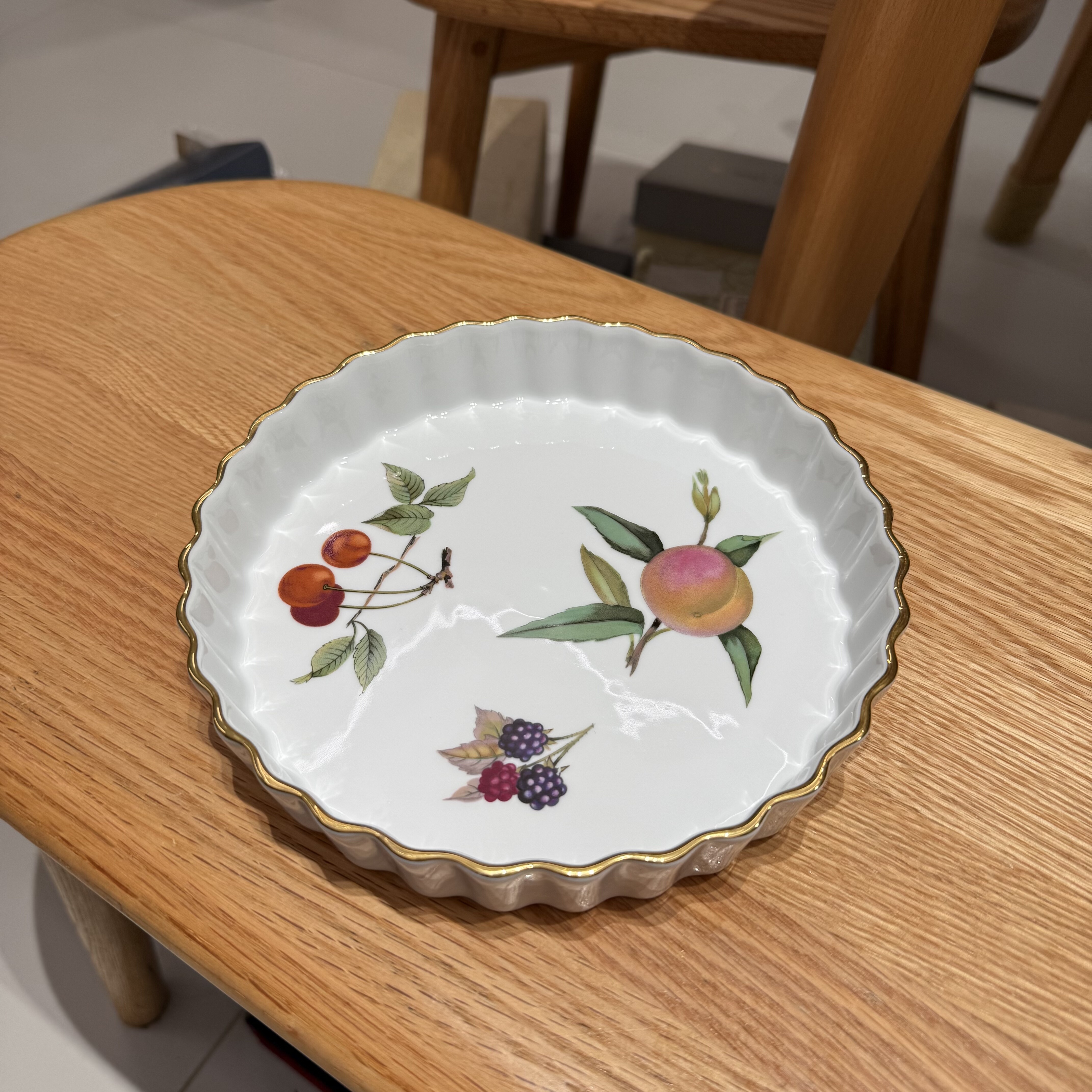 英国Royal worcester皇家伍斯特果园系列点心盘 无盒散瓷 19cm