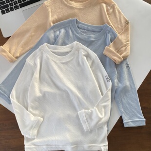 lemon 男童圆领打底衫 pouch 呼吸感云朵棉 内衣 3级保暖功能纱