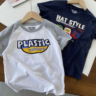 T恤 170男童纯棉圆领短袖 醇软舒适 130