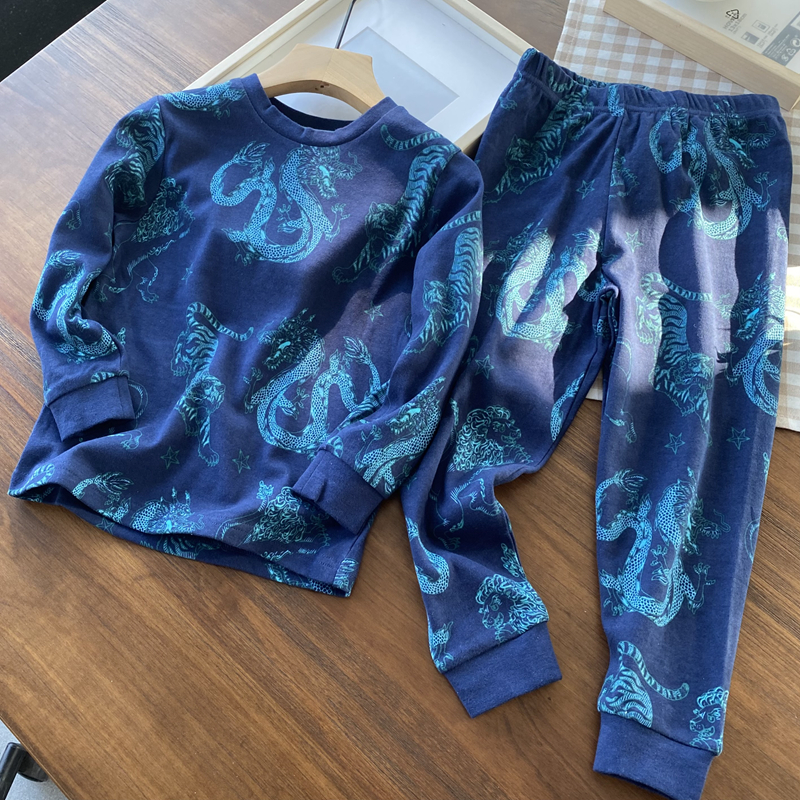 【季末福利】绵软醇厚很亲肤 男童宝宝纯棉内衣套装 家居服睡衣
