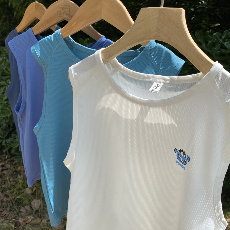 出汗干爽感的网眼背心夏季