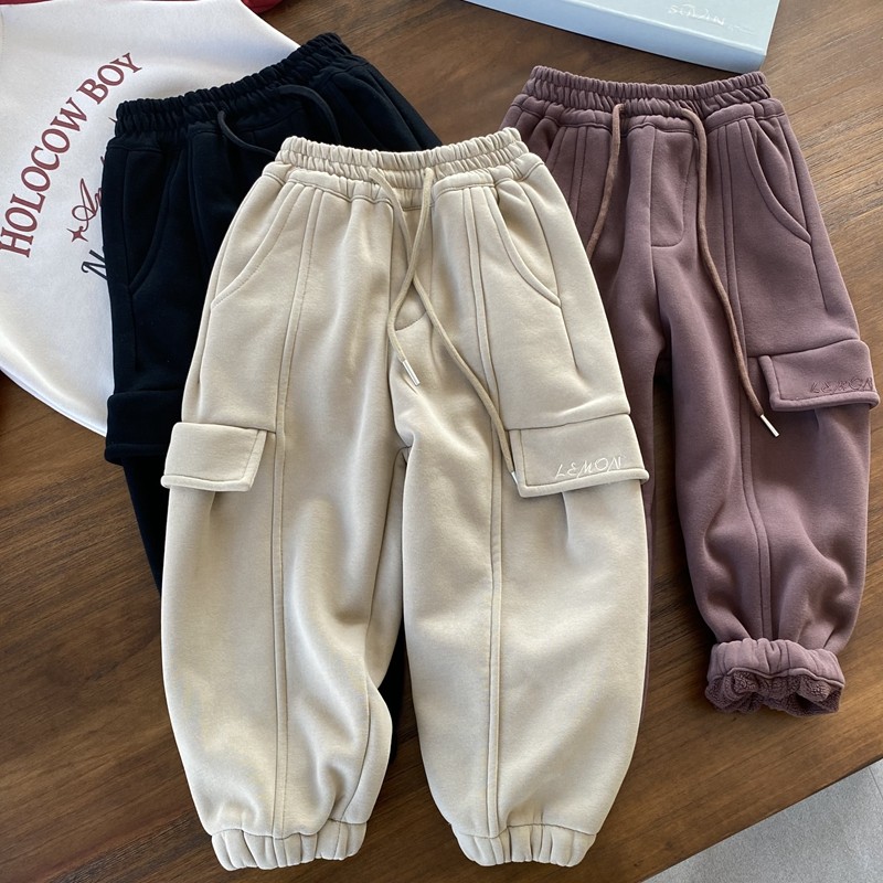 搬迁捡漏/加绒运动长裤/厚卫裤