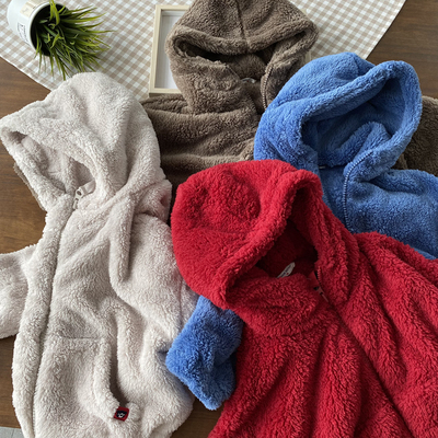 搬迁捡漏/轻暖易洗不费妈/儿童宝宝厚毛毛外套