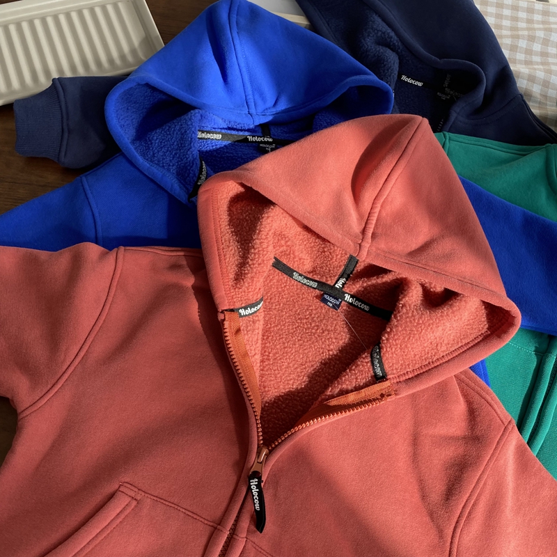 大米淘厚款初冬连帽加绒