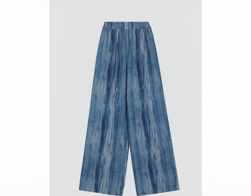 幻彩蓝影高级定制成衣系列亚麻裤子25TP1478