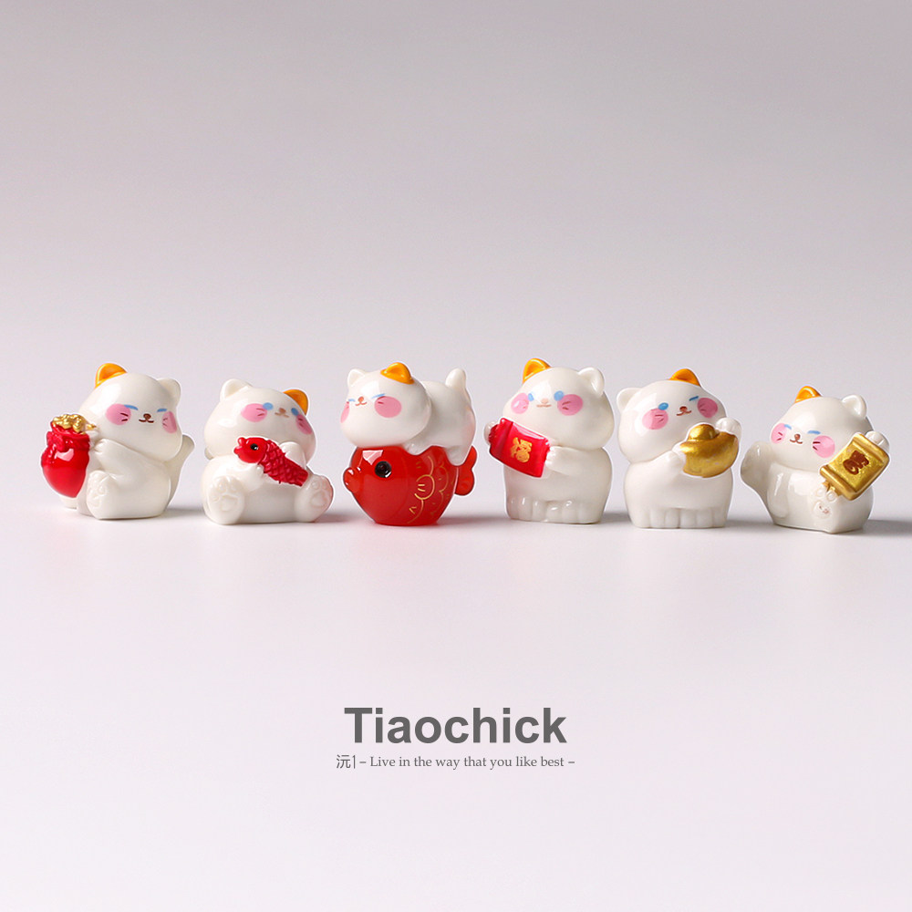 新年治愈小摆件办公室无聊了可爱