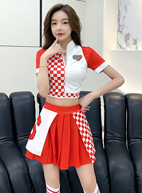 性感酒吧啤酒妹拉拉队服