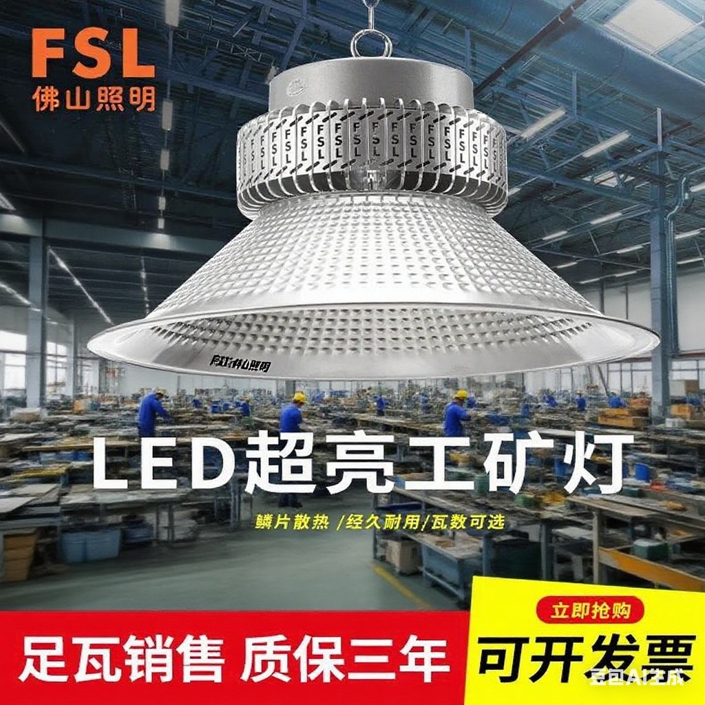 FSL大功率200w工矿灯工厂车间