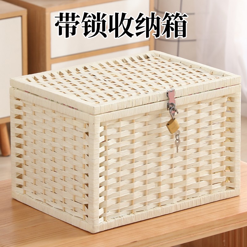 收纳箱可上锁密码锁的装零食加锁