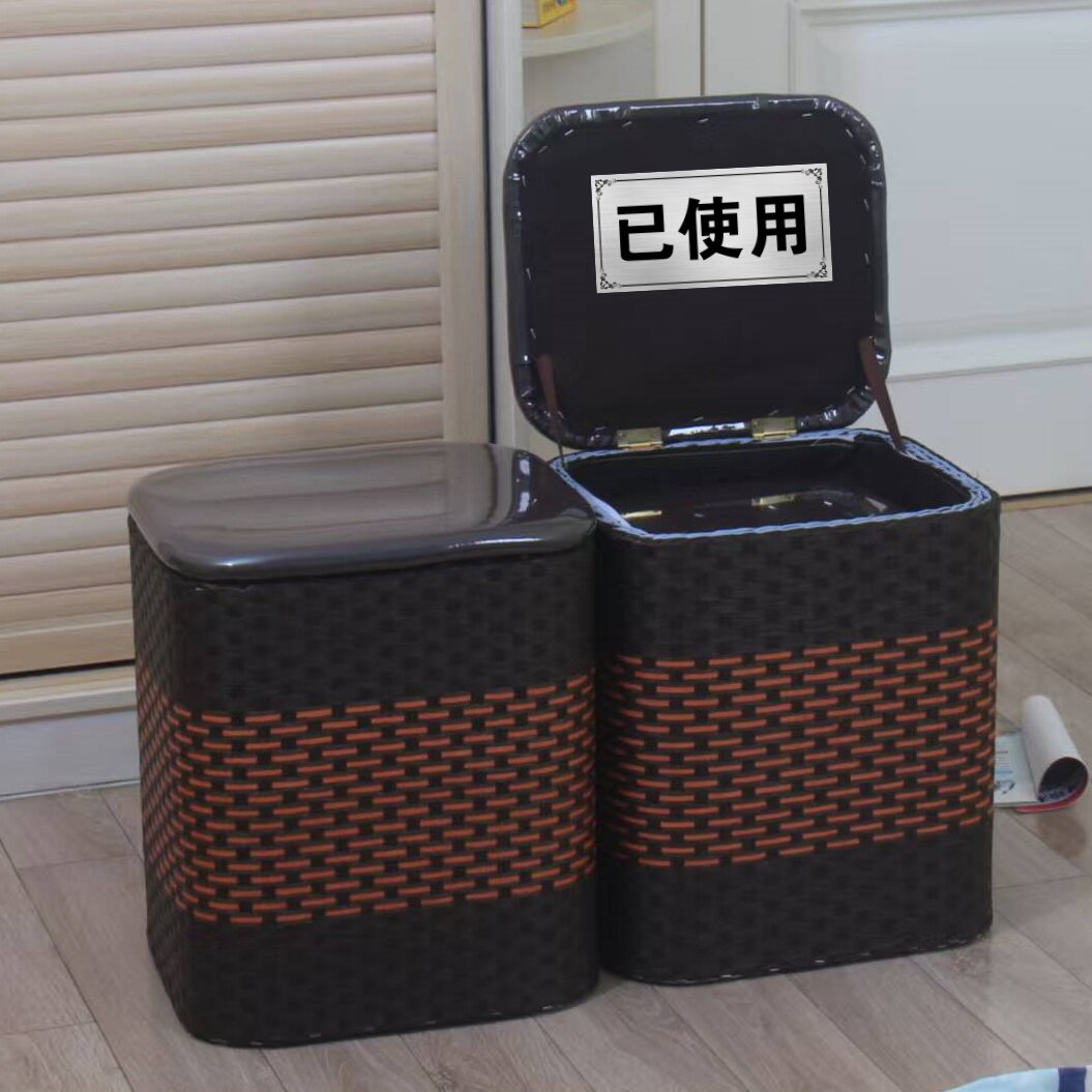 门口鞋套收纳筐带盖收纳桶工厂鞋套回收篓装置鞋套回收桶鞋套娄篮