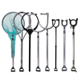 安保器材防爆钢叉折叠腰叉铝合金脚叉抓捕器抓捕网兜校园防暴装备