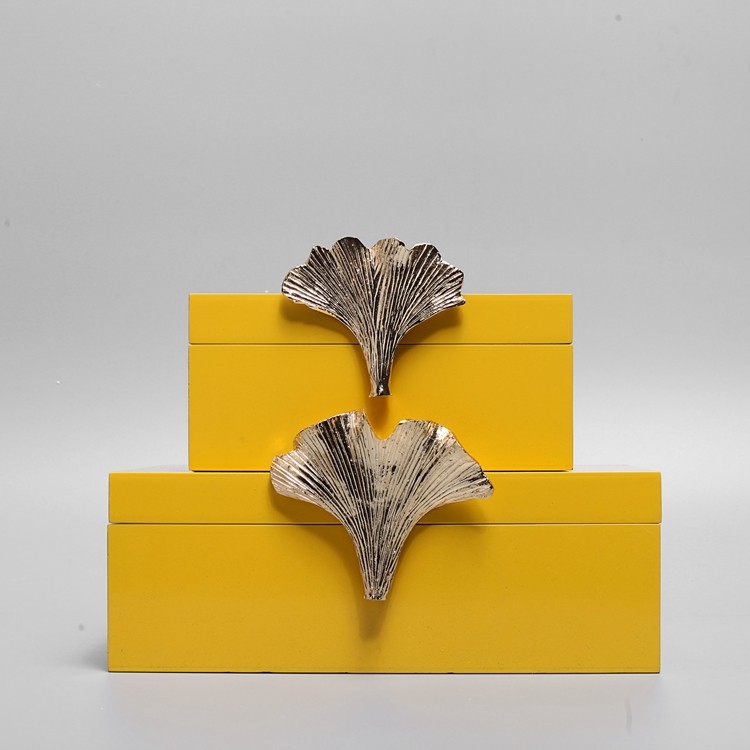 现代新中式田园家居装饰客厅样板间新房婚礼工艺品室内首饰盒摆件