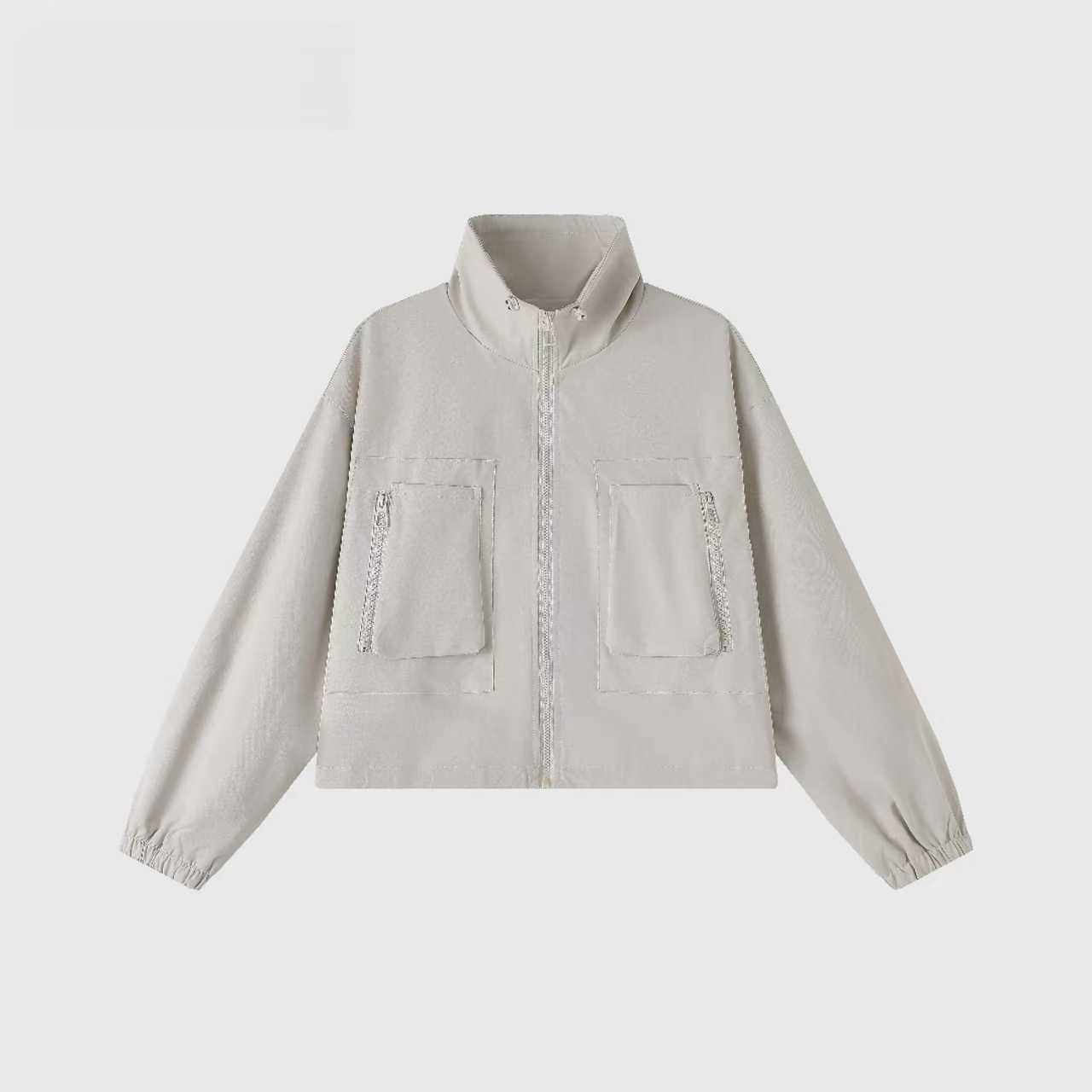 【专柜大清仓】短款冲锋衣工装外套2025年爆款刺绣休闲夹克女X765,女装/女士精品,短外套,淘宝优惠券,粉丝福利购,淘宝优惠卷