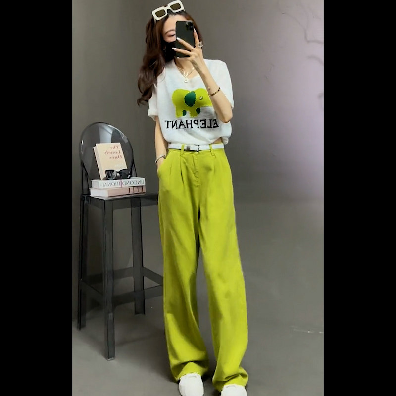 夏季宽松显瘦韩系气质通勤套装女