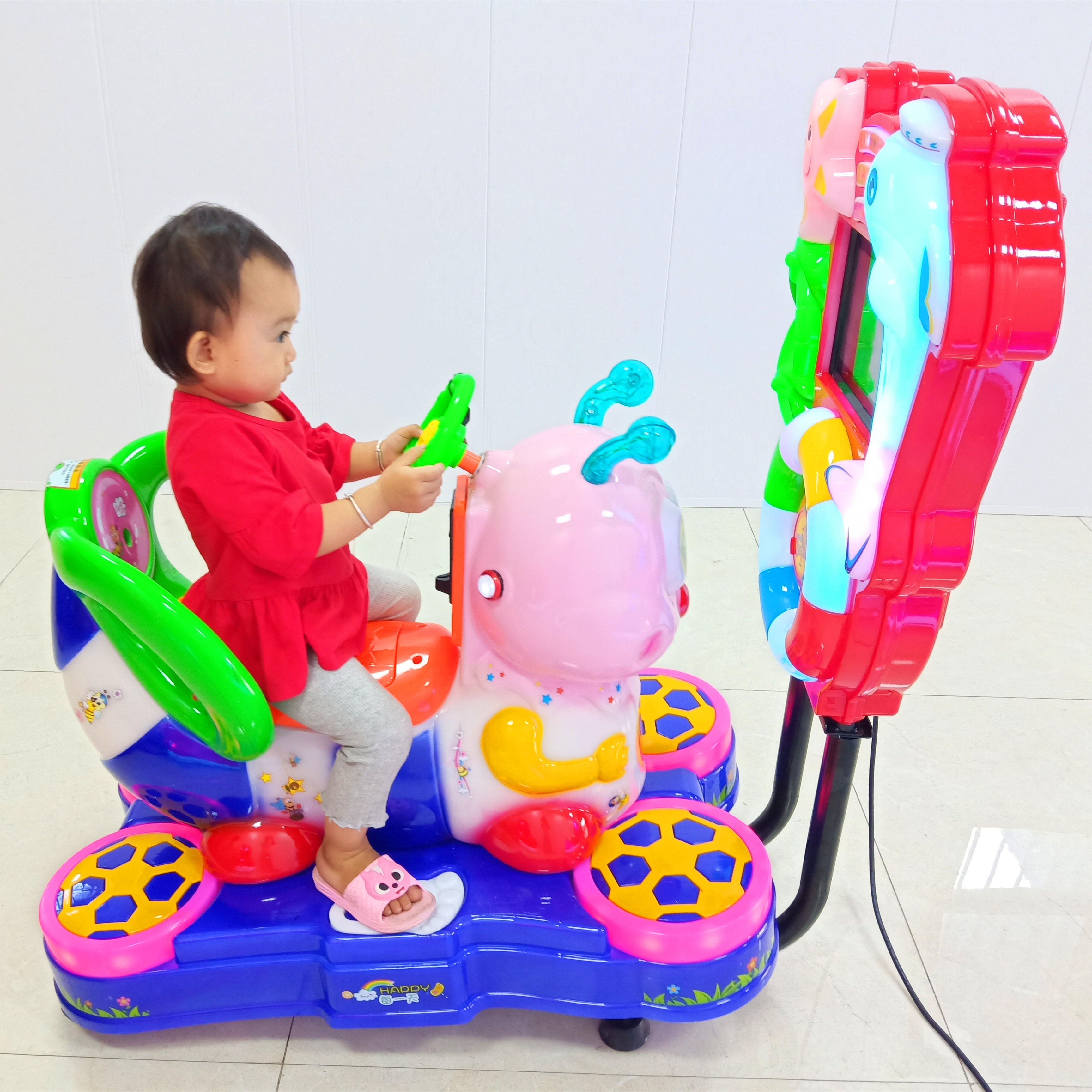 摇摆机新款儿童投币动画片小蜜蜂