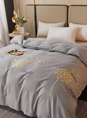 加厚纯棉磨毛单独被套200*230cm全棉220*240cm学生1.5单双人被罩