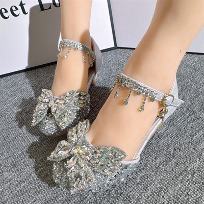 白雪公主春夏女童公主儿童水晶鞋