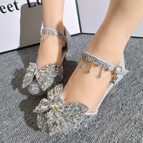 白雪公主春夏女童公主儿童水晶鞋