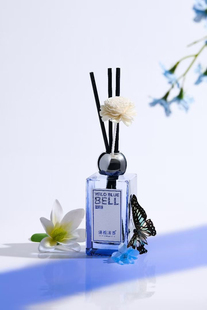 清栀沐香纯天然植物蓝风铃香薰持久留香去除异味高级生日礼物家居