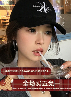 松弛早秋 宁艺卓同款素圈耳饰耳环圈圈女高级感轻奢气质耳钉耳圈