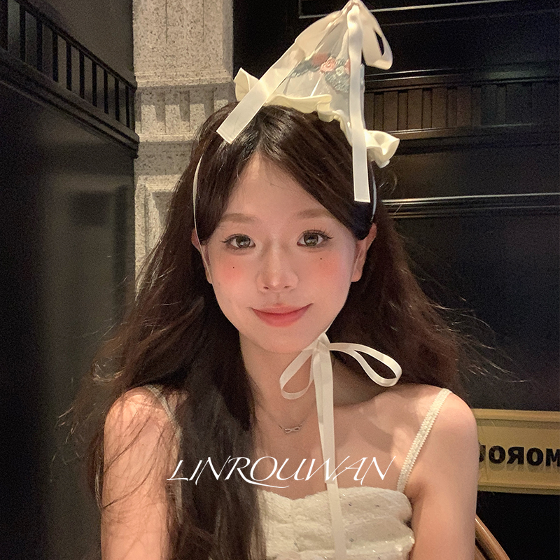 少女生日帽发夹蝴蝶结夹子