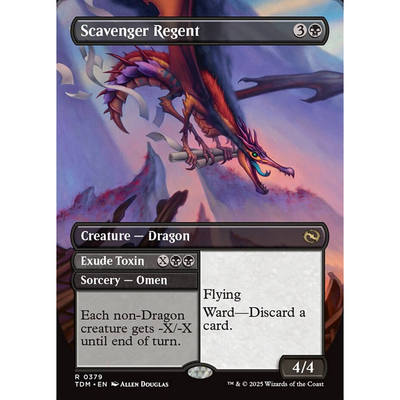 万智牌 TDM 鞑契龙岚录 异画 食腐龙侯 Scavenger Regent 英文