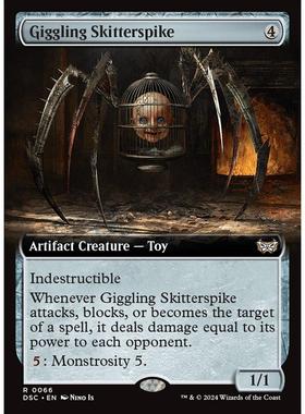 万智牌 咯笑尖足偶/Giggling Skitterspike dsc 英文/扩画