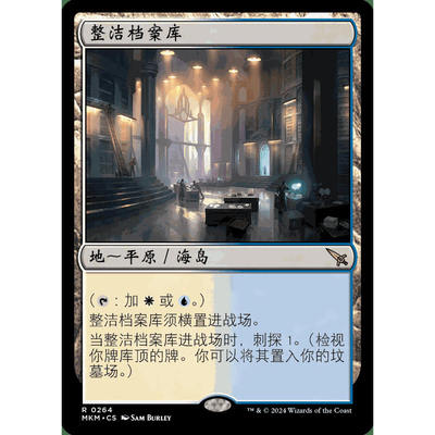 万智牌 MKM 地 金 整洁档案库 简中 异画闪 英文