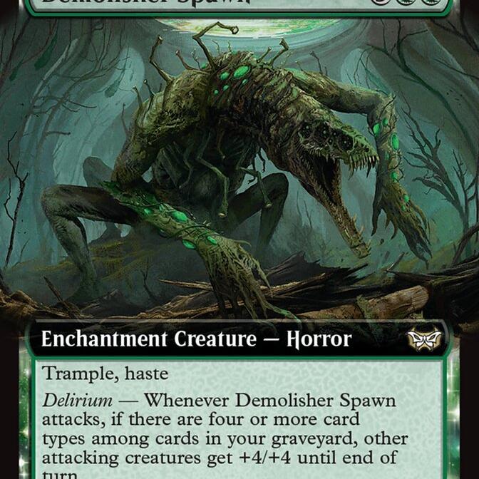 万智牌 毁坏孽种 Demolisher Spawn 扩画 英文 DSC
